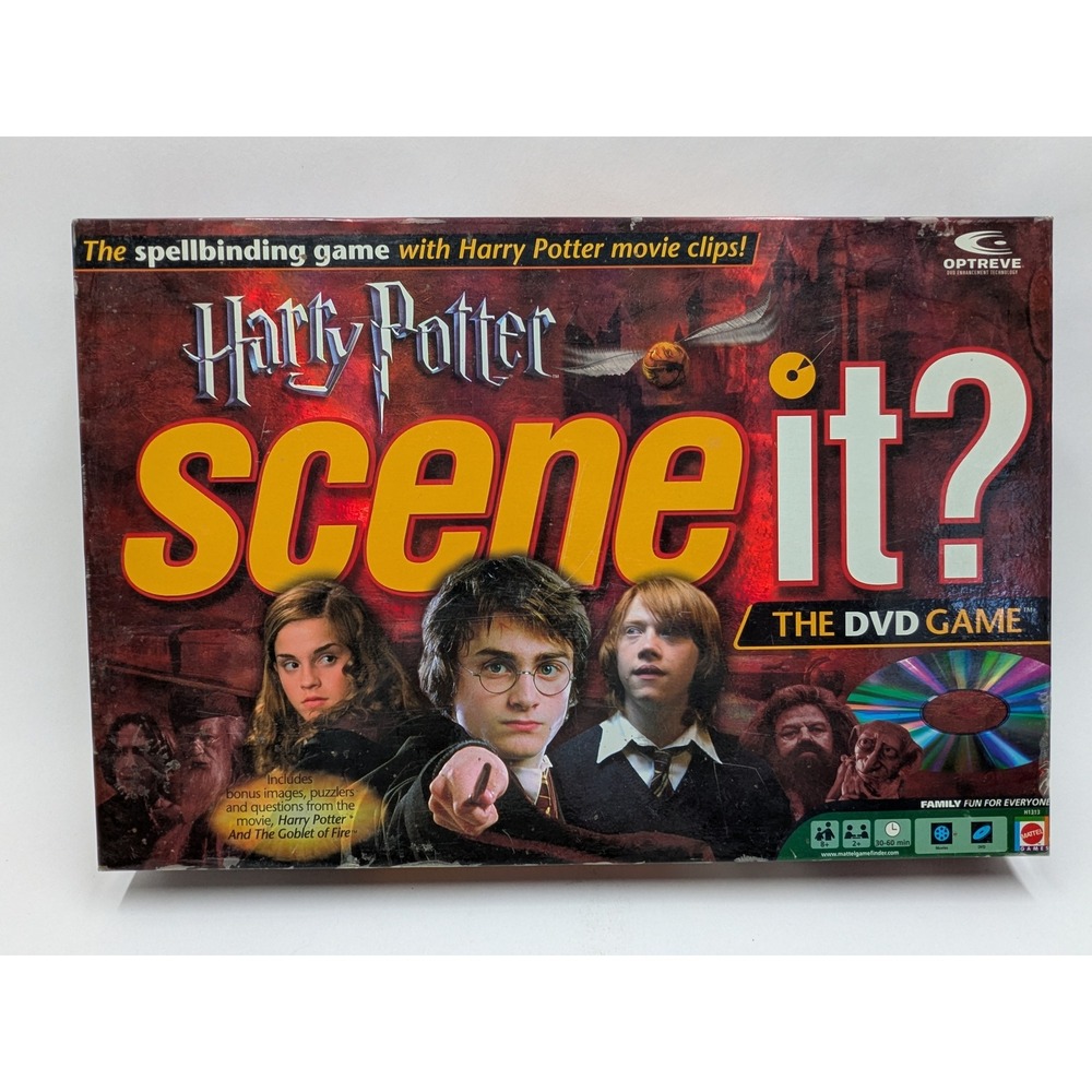 Harry Potter Scene It The DVD Game Mattel 1st Edition Trivia Board Game H1313